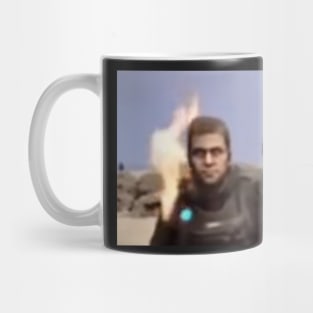 KELVIN ON FIRE Thumb Up - Sons of the forest Mug